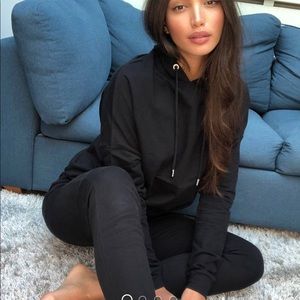 NEW WOT ASOS TALL Tracksuit Hoodie Black
